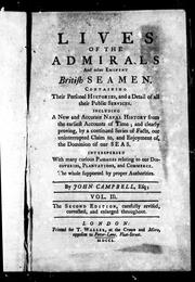 Lives of the admirals and other eminent British seamen by Campbell, John
