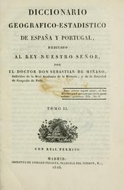 Cover of: Diccionario geografico-estadistico de España y Portugal por Sebastian de Miñano