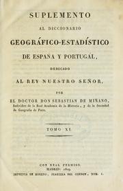 Cover of: Diccionario geografico-estadistico de España y Portugal por Sebastian de Miñano