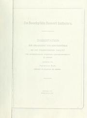 Cover of: De Bacchylide Homeri imitatore.
