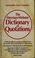 Cover of: Dictionary of quotations