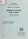 Cover of: Department of Institutions, Board of Pardons