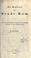 Cover of: Die Regionen der Stadt Rom