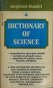 Cover of: Dictionary of science