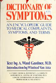 Cover of: Dictionary of symptoms