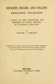 Cover of: Dickens, Reade, and Collins