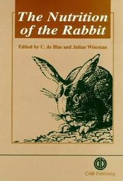 Cover of: The nutrition of the rabbit