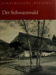 Cover of: Der Schwarzwald by Anton Mueller