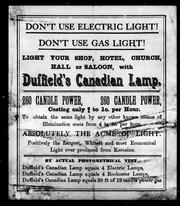 Don't use electric light! don't use gas light!