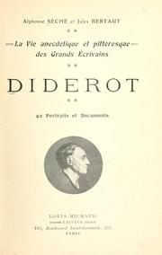 Cover of: Diderot: 42 ports. and documents [par] Alphonse Séché et Jules Bertaut.