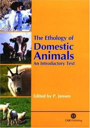 Cover of: The Ethology of Domestic Animals: An Introductory Text