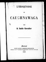 Cover of: L'Iroquoise de Caughnawaga