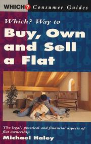 Cover of: "Which?" Way to Buy, Own and Sell a Flat ("Which?" Consumer Guides)