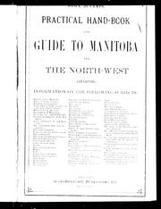 Practical hand-book and guide to Manitoba and the North-West by Begg, Alexander
