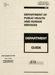 Department of Public Health and Human Services department guide