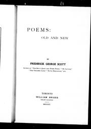 Cover of: Poems: old and new
