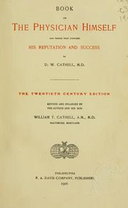 Cover of: Book on the physician himself: and things that concern his reputation and success