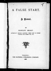 Cover of: A false start by by Hawley Smart