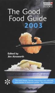 Cover of: The Good Food Guide ("Which?" Guides) by 