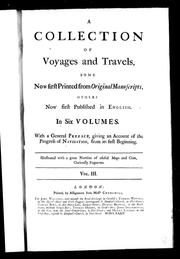 Cover of: A Collection of voyages and travels by 