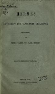 Cover of: Die Schlussscene der Euripideischen Bakchen