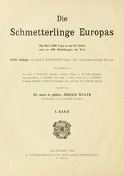 Cover of: Schmetterlinge Europas.