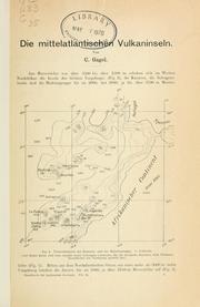 Cover of: mittelatlantischen Vulkaninseln.