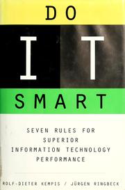 Cover of: Do IT smart: seven rules for superior information technology performance