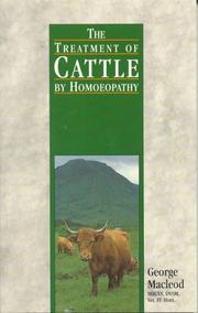 Cover of: The Treatment of Cattle by Homeopathy
