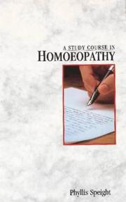 Cover of: Study Course in Homoeopathy