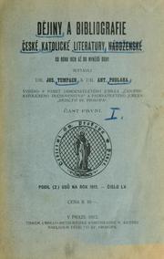Cover of: Djiny a bibliografie eské katolické literatury náboenské: od roku 1828 a do nynjí doby