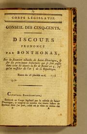 Cover of: Discours