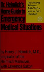 Cover of: Dr. Heimlich