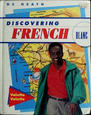 Cover of: Discovering French: Blanc
