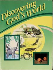 Cover of: Discovering God's world