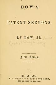 Cover of: Dow