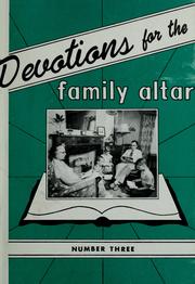 Cover of: Devotions for the family altar: number three