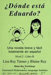 Cover of: Dónde está Eduardo? by Lisa Ray Turner