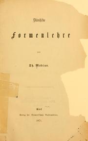 Cover of: Dänische Formenlehre.