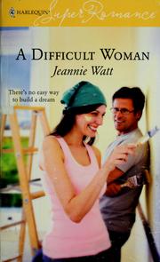 Cover of: A difficult woman