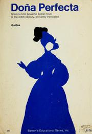 Cover of: Doña perfecta by Benito Pérez Galdós