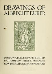 Cover of: Drawings of Albrecht Dürer.