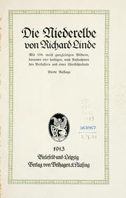 Cover of: Die Niederelbe.