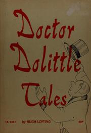 Cover of: Doctor Dolittle tales by Hugh Lofting