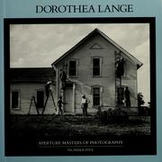 Dorothea Lange by Lange, Dorothea.
