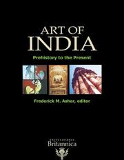 Cover of: Art of India: prehistory to the present