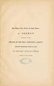 Cover of: The duty of the citizen in these times by Sylvanus Reed