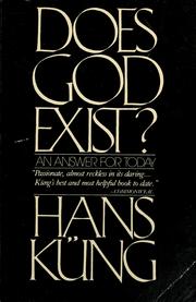 Cover of: Does God exist?: an answer for today