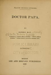 Cover of: Doctor Papa | Rebecca Sophia Clarke