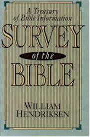Cover of: Survey of the Bible: